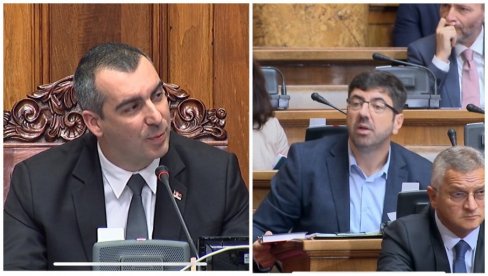 BAHATO PONAŠANJE LAZOVIĆA NA POČETKU SEDNICE SKUPŠTINE Orlić mu odgovorio: Nemate pravo da penzionerima oduzmete povećanje penzija BAHATO PONAŠANJE LAZOVIĆA NA POČETKU SEDNICE SKUPŠTINE Orlić mu odgovorio: Nemate pravo da penzionerima oduzmete povećanje penzija