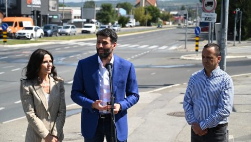 ŠAPIĆ: Rekonstrukcijom Višnjičke ulice promenili smo saobraćajni krvotok u ovom delu grada (FOTO)