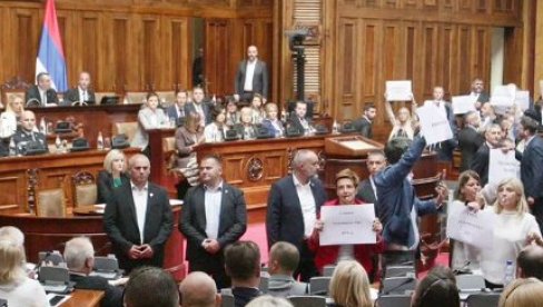 ИЗБОРИЛИ СМО СЕ ЗА ОНО ШТО ВАМ ПРИПАДА Огласила се министарка Танасковић након неуспешне опструкције опозиције у парламенту (ФОТО)