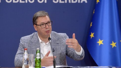 SASTANAK VUČIĆA I URSA: Predsednik Srbije se sastao sa italijanskim ministrom