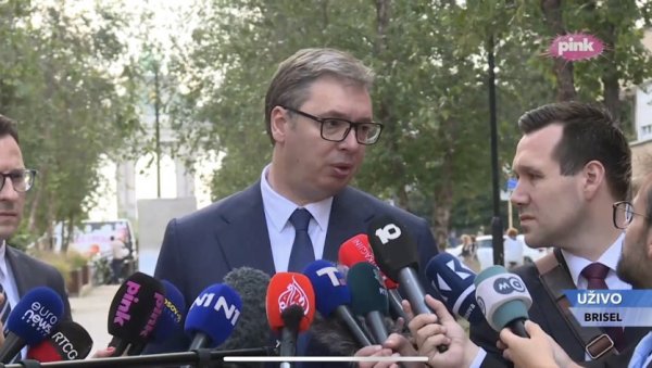 ВУЧИЋ ИЗ БРИСЕЛА: Председник открио шта је било на столу, Курти поново одбио формирање ЗСО