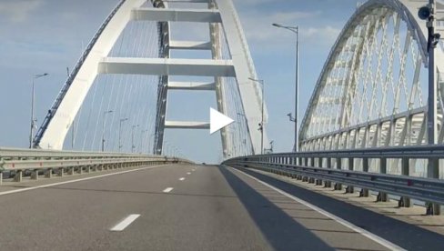 OVAKO IZGLEDA KRIMSKI MOST DANAS: Remontovan deo pušten u saobraćaj pre roka (VIDEO) OVAKO IZGLEDA KRIMSKI MOST DANAS: Remontovan deo pušten u saobraćaj pre roka (VIDEO)