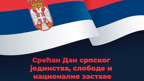 DANAS JE VELIKI DAN ZA SRBIJU: Ministar Mali čestitao Dan srpskog jedinstva, slobode i nacionalne zastave (FOTO) DANAS JE VELIKI DAN ZA SRBIJU: Ministar Mali čestitao Dan srpskog jedinstva, slobode i nacionalne zastave (FOTO)