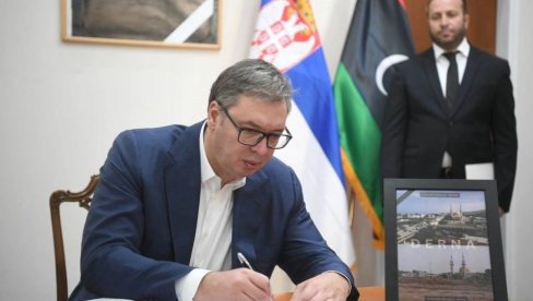 SRBIJA SAOSEĆA SA BOLOM PRIJATELJSKOG NARODA, SPREMNA JE DA POMOGNE: Vučićeva poruka narodu Libije (FOTO) SRBIJA SAOSEĆA SA BOLOM PRIJATELJSKOG NARODA, SPREMNA JE DA POMOGNE: Vučićeva poruka narodu Libije (FOTO)