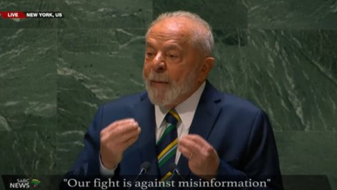 GOVOR KOJI JE DOBIO VEĆI APLAUZ OD BAJDENOVOG: Obraćanje brazilskog predsednika Lula da Silve na Generalnoj skupštini UN-a (VIDEO) GOVOR KOJI JE DOBIO VEĆI APLAUZ OD BAJDENOVOG: Obraćanje brazilskog predsednika Lula da Silve na Generalnoj skupštini UN-a (VIDEO)