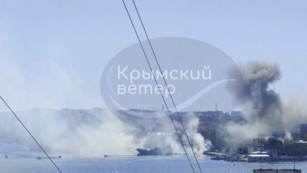 КАКО ЈЕ ИЗВЕДЕН РАКЕТНИ НАПАД НА ШТАБ ЦРНОМОРСКЕ ФЛОТЕ: Војни стручњак објаснио удар по Криму (ВИДЕО) КАКО ЈЕ ИЗВЕДЕН РАКЕТНИ НАПАД НА ШТАБ ЦРНОМОРСКЕ ФЛОТЕ: Војни стручњак објаснио удар по Криму (ВИДЕО)