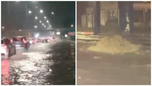NEVREME NAPRAVILO HAOS U BEOGRADU: Na Banovom Brdu gejzir, bujica nosi sve pred sobom (VIDEO) NEVREME NAPRAVILO HAOS U BEOGRADU: Na Banovom Brdu gejzir, bujica nosi sve pred sobom (VIDEO)