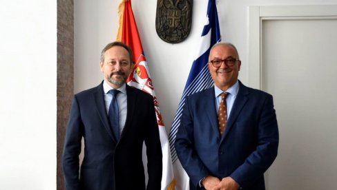 PRIORITET EFIKASNA BORBA PROTIV KORUPCIJE: Sastanak direktora agencije Damnjanovića i ambasadora Žiofrea PRIORITET EFIKASNA BORBA PROTIV KORUPCIJE: Sastanak direktora agencije Damnjanovića i ambasadora Žiofrea