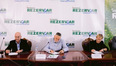 HEINEKEN Srbija predstavio REZERVOAR - projekat za očuvanje vodnih resursa Srbije HEINEKEN Srbija predstavio REZERVOAR - projekat za očuvanje vodnih resursa Srbije