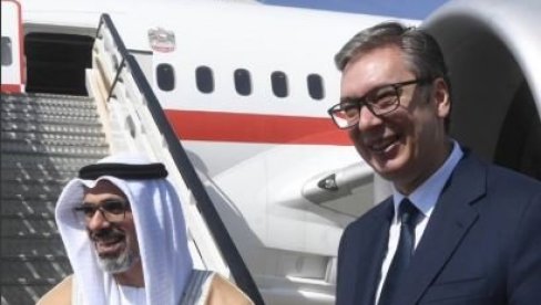 BIN ZAJED EL NAHJAN U BEOGRADU: Vučić dočekao princa prestolonaslednika Abu Dabija BIN ZAJED EL NAHJAN U BEOGRADU: Vučić dočekao princa prestolonaslednika Abu Dabija