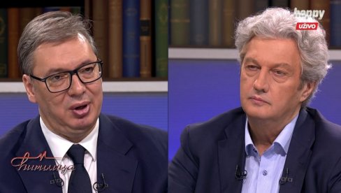 TAČNO U 21 ČAS: Vučić u ponedeljak u Ćirilici TAČNO U 21 ČAS: Vučić u ponedeljak u Ćirilici