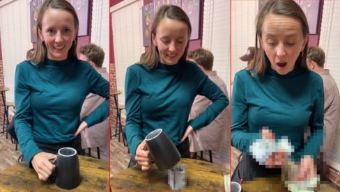 IGRICA ZA BAKŠIŠ: Konobarica nije mogla da veruje koliku napojnicu je dobila - šmekerski potez gosta na kraju (VIDEO) IGRICA ZA BAKŠIŠ: Konobarica nije mogla da veruje koliku napojnicu je dobila - šmekerski potez gosta na kraju (VIDEO)