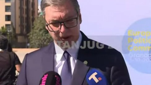 VUČIĆ PO DOLASKU NA SAMIT: Očekujem teške razgovore u Granadi