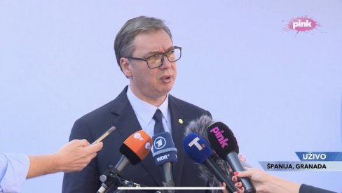 VUČIĆ IZ GRANADE: Mi smo zemlja koja će održavati mir i stabilnost (VIDEO) VUČIĆ IZ GRANADE: Mi smo zemlja koja će održavati mir i stabilnost (VIDEO)