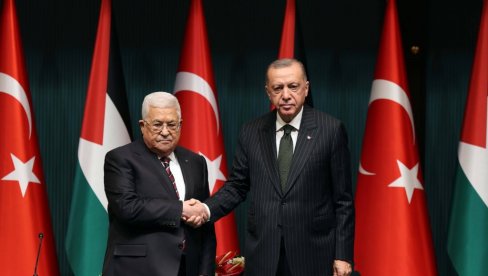 ERDOGAN RAZGOVARAO SA PREDSEDNIKOM PALESTINE: Razmenili mišljenje o trenutnom sukobu u Izraelu