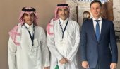 САРАДЊА СА САУДИЈСКОМ АРАБИЈОМ: Синиша Мали са директором Саудијског фонда за развој о изградњи БИО4 кампуса