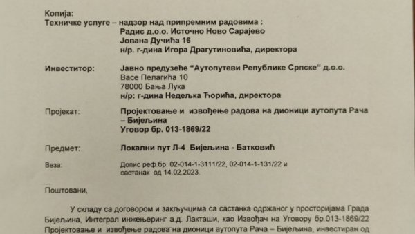 МУКЕ ГРАЂАНА БИЈЕЉИНЕ: Због изградње ауто-пута кроз Семберију, локални пут до Батковића и Клиса ван функције МУКЕ ГРАЂАНА БИЈЕЉИНЕ: Због изградње ауто-пута кроз Семберију, локални пут до Батковића и Клиса ван функције