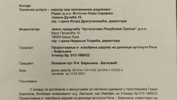 МУКЕ ГРАЂАНА БИЈЕЉИНЕ: Због изградње ауто-пута кроз Семберију, локални пут до Батковића и Клиса ван функције