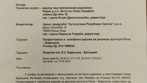 МУКЕ ГРАЂАНА БИЈЕЉИНЕ: Због изградње ауто-пута кроз Семберију, локални пут до Батковића и Клиса ван функције