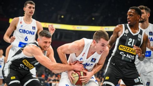 PARTIZAN SPORO POČEO, PA RAZBIO CIBONU: Crno-beli nastavili seriju ubedljivih pobeda u ABA ligi