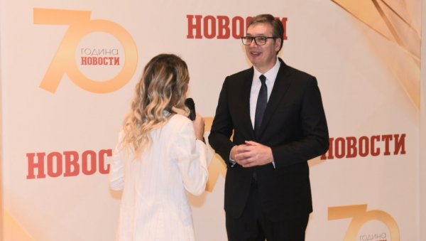 ВУЧИЋ ЧЕСТИТАО НОВОСТИМА 70 ГОДИНА ПОСТОЈАЊА: Прочитајте честитку председника Србије ВУЧИЋ ЧЕСТИТАО НОВОСТИМА 70 ГОДИНА ПОСТОЈАЊА: Прочитајте честитку председника Србије