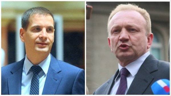 СРОДИЛИ СЕ Милош Јовановић и Драган Ђилас као да заједно наступају на изборима СРОДИЛИ СЕ Милош Јовановић и Драган Ђилас као да заједно наступају на изборима
