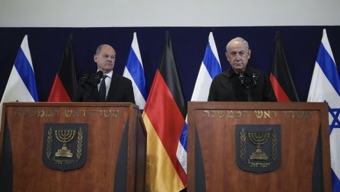 НЕМАЧКА ЈЕ НЕПОКОЛЕБЉИВО СОЛИДАРНА СА ИЗРАЕЛОМ Шолц: Кључни заштита цивила у Гази и хуманитарна помоћ