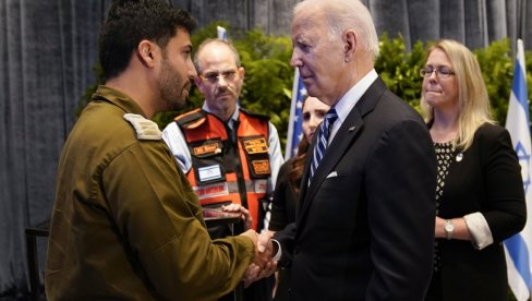 BAJDEN U IZRAELU PORUČIO: Izrael je stvoren da bude bezbedno mesto za Jevreje, u potrazi za mirom SAD podržava rešenje o dve države BAJDEN U IZRAELU PORUČIO: Izrael je stvoren da bude bezbedno mesto za Jevreje, u potrazi za mirom SAD podržava rešenje o dve države