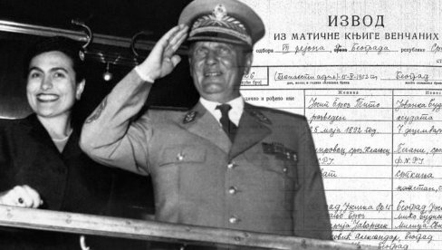 NACIONALNOST I ZANIMANJE: Šta krije venčani list Jovanke i Tita? (FOTO) NACIONALNOST I ZANIMANJE: Šta krije venčani list Jovanke i Tita? (FOTO)