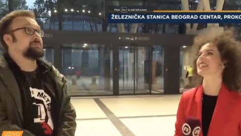 РЕПОРТЕРКА НОВЕ С ОДУШЕВЉЕНА НОВОМ ЖЕЛЕЗНИЧКОМ СТАНИЦОМ: Ми смо остали без даха (ВИДЕО) РЕПОРТЕРКА НОВЕ С ОДУШЕВЉЕНА НОВОМ ЖЕЛЕЗНИЧКОМ СТАНИЦОМ: Ми смо остали без даха (ВИДЕО)