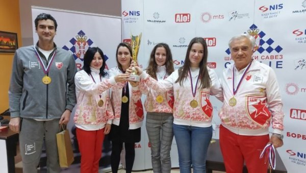 КОЛО ПРЕ КРАЈА: Шахисткиње Црвене звезде освојиле титулу првака Србије КОЛО ПРЕ КРАЈА: Шахисткиње Црвене звезде освојиле титулу првака Србије