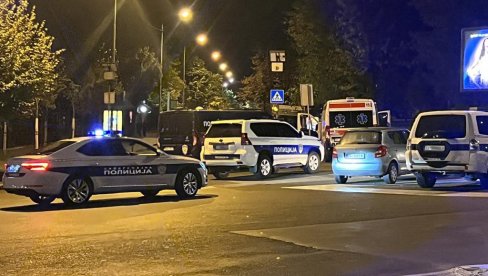 VELIKI BROJ POLICAJACA NA AUTOKOMANDI: Nepoznata osoba preti samoubistvom (VIDEO)