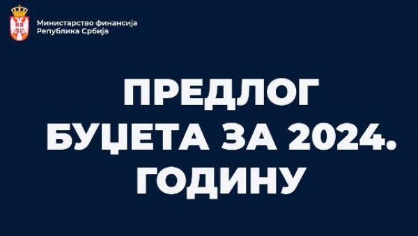 ШТА ЈЕ СВЕ ПРЕДВИЂЕНО ПРЕДЛОГОМ БУЏЕТА ЗА 2024. ГОДИНУ: Министар Мали открио детаље (ФОТО)