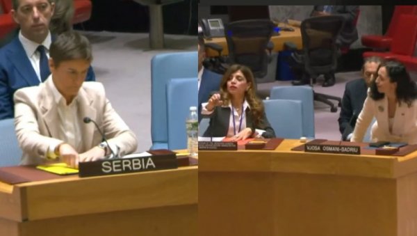 ШАМАР ЛАЖНОЈ ДРЖАВИ НА ПОЧЕТКУ СЕДНИЦЕ САВЕТА БЕЗБЕДНОСТИ УН: Косово је Србија (ФОТО) ШАМАР ЛАЖНОЈ ДРЖАВИ НА ПОЧЕТКУ СЕДНИЦЕ САВЕТА БЕЗБЕДНОСТИ УН: Косово је Србија (ФОТО)