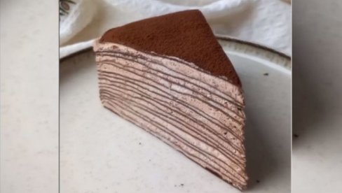 ČOKOLADNA TORTA OD PALAČINKI: Kremasto savršenstvo ukusa, osvaja na prvi zalogaj ČOKOLADNA TORTA OD PALAČINKI: Kremasto savršenstvo ukusa, osvaja na prvi zalogaj