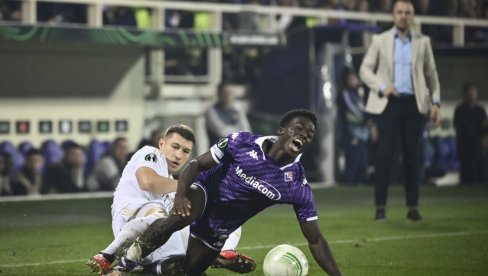 NOVI PORAZ ČUKARIČKOG: Fiorentina sa bele tačke stigla do pobede