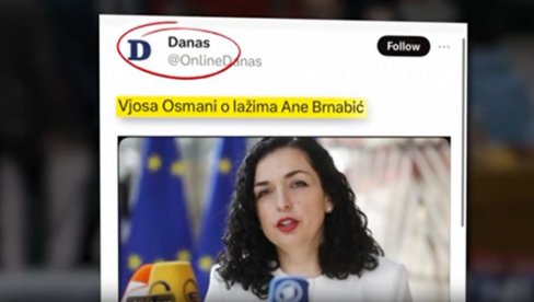 OVAKO ŠOLAKOVI MEDIJI VELIČAJU VJOSU: Pogledajte kako N1 diže u nebesa Osmanijevu (VIDEO) OVAKO ŠOLAKOVI MEDIJI VELIČAJU VJOSU: Pogledajte kako N1 diže u nebesa Osmanijevu (VIDEO)