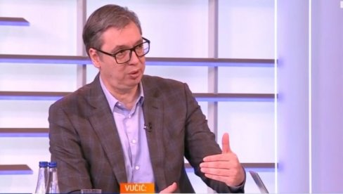 VUČIĆ NA TV PRVA: Predsednik objavio sjajne vesti za građane, pa govorio o izborima i opoziciji VUČIĆ NA TV PRVA: Predsednik objavio sjajne vesti za građane, pa govorio o izborima i opoziciji