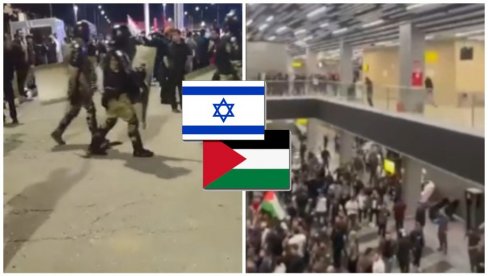 NESTVARNE SCENE SA AERODROMA U DAGESTANU: Hitno se vratite u avione - Propalestinski demonstranti traže putnike iz Tel Aviva (VIDEO) NESTVARNE SCENE SA AERODROMA U DAGESTANU: Hitno se vratite u avione - Propalestinski demonstranti traže putnike iz Tel Aviva (VIDEO)