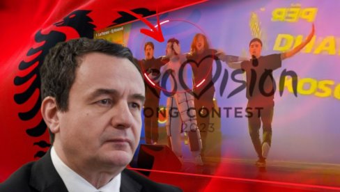 IZ ĐAKOVICE: Ko je pevač koji bi na Evrosong ispred lažne države sa pesmom Oj, Kosovo? Kurti ga proglasio za pobednika (VIDEO) IZ ĐAKOVICE: Ko je pevač koji bi na Evrosong ispred lažne države sa pesmom Oj, Kosovo? Kurti ga proglasio za pobednika (VIDEO)