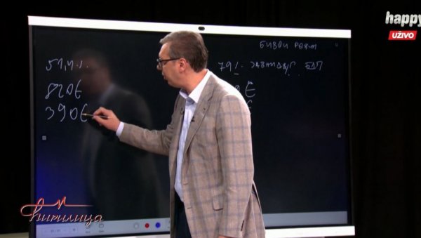 САМО ПОГЛЕДАЈТЕ РЕЗУЛТАТЕ Вучић све показао у бројкама - Шта је урадила ова, а шта претходна власт (ВИДЕО) САМО ПОГЛЕДАЈТЕ РЕЗУЛТАТЕ Вучић све показао у бројкама - Шта је урадила ова, а шта претходна власт (ВИДЕО)