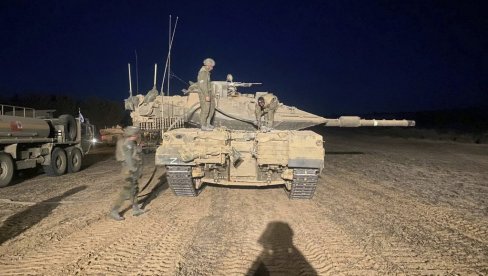 ИДФ  САОПШТИО:  Копнене снаге пробиле прве линије одбране Хамаса на северу Појаса Газе