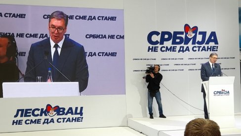 VUČIĆ: Do kraja 2027. prosečna plata u Leskovcu preko 1.000 evra