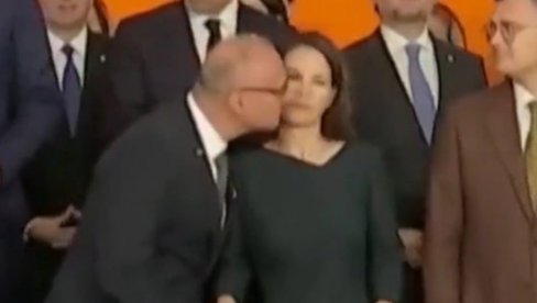 ШТО БИ СРБИ РЕКЛИ... Урнебесна реакција Милановића на пољубац хрватског министра и Аналене Бербок
