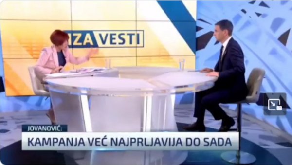 МИЛОШ ЈОВАНОВИЋ И ВОДИТЕЉКА Н1 СЕ УСАГЛАСИЛИ: Да, треба са Ђиласом да рушите Вучића (ВИДЕО) МИЛОШ ЈОВАНОВИЋ И ВОДИТЕЉКА Н1 СЕ УСАГЛАСИЛИ: Да, треба са Ђиласом да рушите Вучића (ВИДЕО)