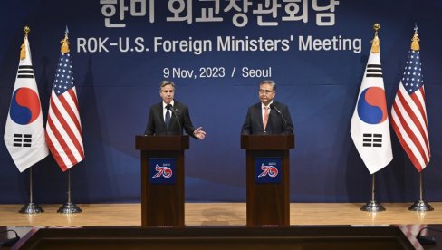 AMERIKA I JUŽNA KOREJA NA MUKAMA: Nisu oduševljeni jačanjem saradnje Severne Koreje i Rusije AMERIKA I JUŽNA KOREJA NA MUKAMA: Nisu oduševljeni jačanjem saradnje Severne Koreje i Rusije