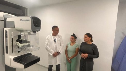 PREDSEDNIK VUČIĆ JE ISPUNIO OBEĆANJE Radojević Škodrić: Počeo sa radom digitalni mamograf u Leskovcu, pregledane prve Leskovčanke (FOTO) PREDSEDNIK VUČIĆ JE ISPUNIO OBEĆANJE Radojević Škodrić: Počeo sa radom digitalni mamograf u Leskovcu, pregledane prve Leskovčanke (FOTO)