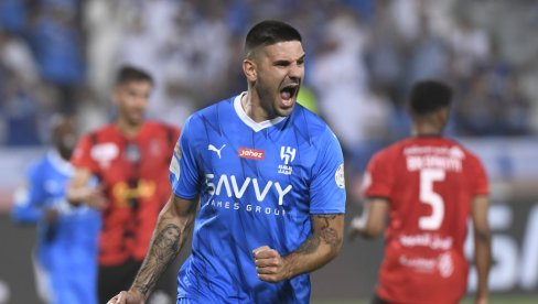 MITROVIĆ NE PRESTAJE DA TRESE MREŽE: Sjajni Srbin nosi Al Hilal do triplete