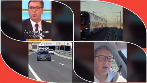 UZ MUZIKU IZ FILMA ROKI: Vučić objavio snimak istorijskog (jedinog) kašnjenja (VIDEO) UZ MUZIKU IZ FILMA ROKI: Vučić objavio snimak istorijskog (jedinog) kašnjenja (VIDEO)