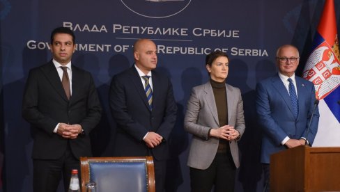 POTPISAN VAŽAN MEMORANDUM Brnabićeva: Brza pruga do Skoplja unaprediće odnose Srbije i Severne Makedonije